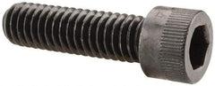 Made in USA - 5/16-18 UNC Hex Socket Drive, Socket Cap Screw - Alloy Steel, Black Oxide Finish, Fully Threaded, 1-1/8" Length Under Head - Apex Tool & Supply