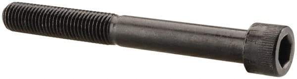 Made in USA - 5/16-24 UNF Hex Socket Drive, Socket Cap Screw - Alloy Steel, Black Oxide Finish, Partially Threaded, 2-3/4" Length Under Head - Apex Tool & Supply