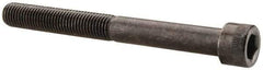Made in USA - 5/16-24 UNF Hex Socket Drive, Socket Cap Screw - Alloy Steel, Black Oxide Finish, Partially Threaded, 3" Length Under Head - Apex Tool & Supply