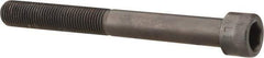 Made in USA - 3/8-24 UNF Hex Socket Drive, Socket Cap Screw - Alloy Steel, Black Oxide Finish, Partially Threaded, 3-1/2" Length Under Head - Apex Tool & Supply