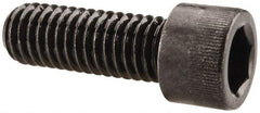 Made in USA - 7/16-14 UNC Hex Socket Drive, Socket Cap Screw - Alloy Steel, Black Oxide Finish, Fully Threaded, 1-1/4" Length Under Head - Apex Tool & Supply