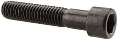 Made in USA - 7/16-14 UNC Hex Socket Drive, Socket Cap Screw - Alloy Steel, Black Oxide Finish, Partially Threaded, 2-1/4" Length Under Head - Apex Tool & Supply