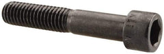 Made in USA - 7/16-14 UNC Hex Socket Drive, Socket Cap Screw - Alloy Steel, Black Oxide Finish, Partially Threaded, 2-1/2" Length Under Head - Apex Tool & Supply