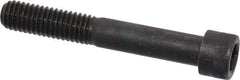 Made in USA - 7/16-14 UNC Hex Socket Drive, Socket Cap Screw - Alloy Steel, Black Oxide Finish, Partially Threaded, 3" Length Under Head - Apex Tool & Supply