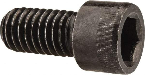 Made in USA - 7/16-14 UNC Hex Socket Drive, Socket Cap Screw - Alloy Steel, Black Oxide Finish, Fully Threaded, 7/8" Length Under Head - Apex Tool & Supply