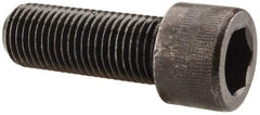 Made in USA - 7/16-20 UNF Hex Socket Drive, Socket Cap Screw - Alloy Steel, Black Oxide Finish, Fully Threaded, 1-1/4" Length Under Head - Apex Tool & Supply