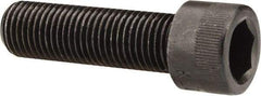Made in USA - 7/16-20 UNF Hex Socket Drive, Socket Cap Screw - Alloy Steel, Black Oxide Finish, Fully Threaded, 1-1/2" Length Under Head - Apex Tool & Supply