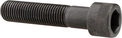 Made in USA - 7/16-20 UNF Hex Socket Drive, Socket Cap Screw - Alloy Steel, Black Oxide Finish, Partially Threaded, 2" Length Under Head - Apex Tool & Supply