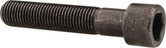 Made in USA - 7/16-20 UNF Hex Socket Drive, Socket Cap Screw - Alloy Steel, Black Oxide Finish, Partially Threaded, 2-1/4" Length Under Head - Apex Tool & Supply