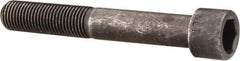Made in USA - 7/16-20 UNF Hex Socket Drive, Socket Cap Screw - Alloy Steel, Black Oxide Finish, Partially Threaded, 3" Length Under Head - Apex Tool & Supply