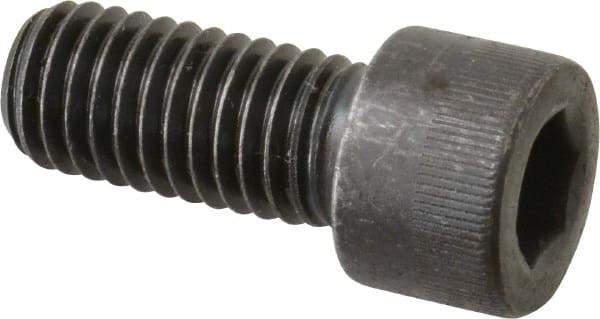Made in USA - 1/2-13 UNC Hex Socket Drive, Socket Cap Screw - Alloy Steel, Black Oxide Finish, Fully Threaded, 1-1/8" Length Under Head - Apex Tool & Supply