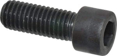 Made in USA - 1/2-13 UNC Hex Socket Drive, Socket Cap Screw - Alloy Steel, Black Oxide Finish, Fully Threaded, 1-3/8" Length Under Head - Apex Tool & Supply