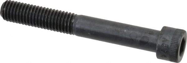 Made in USA - 1/2-13 UNC Hex Socket Drive, Socket Cap Screw - Alloy Steel, Black Oxide Finish, Partially Threaded, 3-3/4" Length Under Head - Apex Tool & Supply