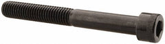 Made in USA - 1/2-13 UNC Hex Socket Drive, Socket Cap Screw - Alloy Steel, Black Oxide Finish, Partially Threaded, 4-1/4" Length Under Head - Apex Tool & Supply