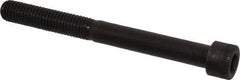 Made in USA - 1/2-13 UNC Hex Socket Drive, Socket Cap Screw - Alloy Steel, Black Oxide Finish, Partially Threaded, 5" Length Under Head - Apex Tool & Supply