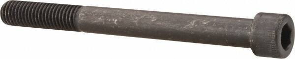 Made in USA - 1/2-13 UNC Hex Socket Drive, Socket Cap Screw - Alloy Steel, Black Oxide Finish, Partially Threaded, 5-1/4" Length Under Head - Apex Tool & Supply