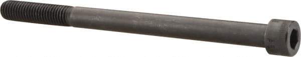 Made in USA - 1/2-13 UNC Hex Socket Drive, Socket Cap Screw - Alloy Steel, Black Oxide Finish, Partially Threaded, 7" Length Under Head - Apex Tool & Supply
