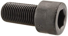 Made in USA - 1/2-20 UNF Hex Socket Drive, Socket Cap Screw - Alloy Steel, Black Oxide Finish, Fully Threaded, 1" Length Under Head - Apex Tool & Supply