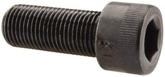 Made in USA - 1/2-20 UNF Hex Socket Drive, Socket Cap Screw - Alloy Steel, Black Oxide Finish, Fully Threaded, 1-1/4" Length Under Head - Apex Tool & Supply