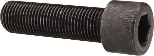 Made in USA - 1/2-20 UNF Hex Socket Drive, Socket Cap Screw - Alloy Steel, Black Oxide Finish, Fully Threaded, 1-3/4" Length Under Head - Apex Tool & Supply
