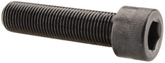 Made in USA - 1/2-20 UNF Hex Socket Drive, Socket Cap Screw - Alloy Steel, Black Oxide Finish, Fully Threaded, 2" Length Under Head - Apex Tool & Supply