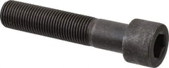 Made in USA - 1/2-20 UNF Hex Socket Drive, Socket Cap Screw - Alloy Steel, Black Oxide Finish, Partially Threaded, 2-1/2" Length Under Head - Apex Tool & Supply