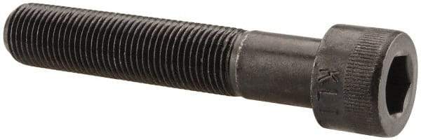 Made in USA - 1/2-20 UNF Hex Socket Drive, Socket Cap Screw - Alloy Steel, Black Oxide Finish, Partially Threaded, 2-3/4" Length Under Head - Apex Tool & Supply