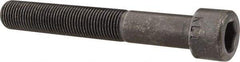 Made in USA - 1/2-20 UNF Hex Socket Drive, Socket Cap Screw - Alloy Steel, Black Oxide Finish, Partially Threaded, 3-1/2" Length Under Head - Apex Tool & Supply