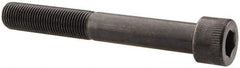 Made in USA - 1/2-20 UNF Hex Socket Drive, Socket Cap Screw - Alloy Steel, Black Oxide Finish, Partially Threaded, 3-3/4" Length Under Head - Apex Tool & Supply