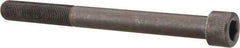 Made in USA - 1/2-20 UNF Hex Socket Drive, Socket Cap Screw - Alloy Steel, Black Oxide Finish, Partially Threaded, 5-1/2" Length Under Head - Apex Tool & Supply