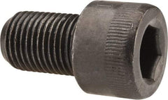 Made in USA - 1/2-20 UNF Hex Socket Drive, Socket Cap Screw - Alloy Steel, Black Oxide Finish, Fully Threaded, 3/4" Length Under Head - Apex Tool & Supply