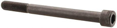 Made in USA - 5/8-11 UNC Hex Socket Drive, Socket Cap Screw - Alloy Steel, Black Oxide Finish, Partially Threaded, 7" Length Under Head - Apex Tool & Supply