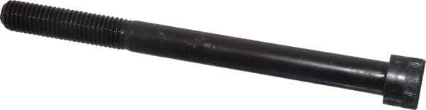 Made in USA - 5/8-11 UNC Hex Socket Drive, Socket Cap Screw - Alloy Steel, Black Oxide Finish, Partially Threaded, 7-1/2" Length Under Head - Apex Tool & Supply