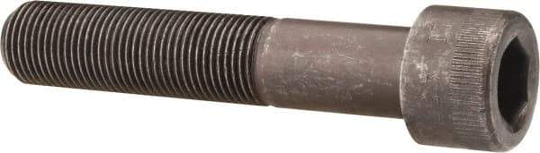 Made in USA - 5/8-18 UNF Hex Socket Drive, Socket Cap Screw - Alloy Steel, Black Oxide Finish, Partially Threaded, 3-1/4" Length Under Head - Apex Tool & Supply