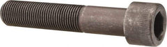 Made in USA - 5/8-18 UNF Hex Socket Drive, Socket Cap Screw - Alloy Steel, Black Oxide Finish, Partially Threaded, 3-1/4" Length Under Head - Apex Tool & Supply