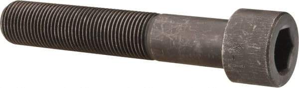 Made in USA - 5/8-18 UNF Hex Socket Drive, Socket Cap Screw - Alloy Steel, Black Oxide Finish, Partially Threaded, 3-1/2" Length Under Head - Apex Tool & Supply