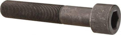 Made in USA - 5/8-18 UNF Hex Socket Drive, Socket Cap Screw - Alloy Steel, Black Oxide Finish, Partially Threaded, 3-1/2" Length Under Head - Apex Tool & Supply