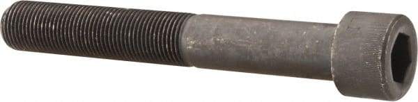 Made in USA - 5/8-18 UNF Hex Socket Drive, Socket Cap Screw - Alloy Steel, Black Oxide Finish, Partially Threaded, 4-1/2" Length Under Head - Apex Tool & Supply