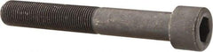 Made in USA - 5/8-18 UNF Hex Socket Drive, Socket Cap Screw - Alloy Steel, Black Oxide Finish, Partially Threaded, 4-1/2" Length Under Head - Apex Tool & Supply