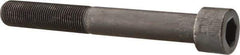 Made in USA - 5/8-18 UNF Hex Socket Drive, Socket Cap Screw - Alloy Steel, Black Oxide Finish, Partially Threaded, 5" Length Under Head - Apex Tool & Supply
