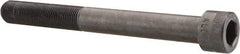 Made in USA - 5/8-18 UNF Hex Socket Drive, Socket Cap Screw - Alloy Steel, Black Oxide Finish, Partially Threaded, 6" Length Under Head - Apex Tool & Supply