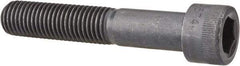 Made in USA - 3/4-10 UNC Hex Socket Drive, Socket Cap Screw - Alloy Steel, Black Oxide Finish, Partially Threaded, 4-1/4" Length Under Head - Apex Tool & Supply