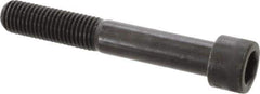 Made in USA - 3/4-10 UNC Hex Socket Drive, Socket Cap Screw - Alloy Steel, Black Oxide Finish, Partially Threaded, 5" Length Under Head - Apex Tool & Supply