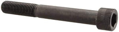 Made in USA - 3/4-10 UNC Hex Socket Drive, Socket Cap Screw - Alloy Steel, Black Oxide Finish, Partially Threaded, 6" Length Under Head - Apex Tool & Supply
