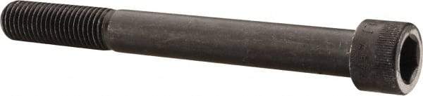 Made in USA - 3/4-10 UNC Hex Socket Drive, Socket Cap Screw - Alloy Steel, Black Oxide Finish, Partially Threaded, 7" Length Under Head - Apex Tool & Supply