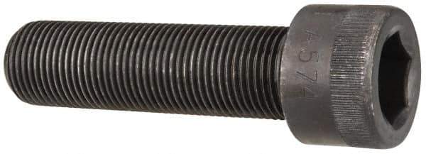 Made in USA - 3/4-16 UNF Hex Socket Drive, Socket Cap Screw - Alloy Steel, Black Oxide Finish, Fully Threaded, 2-3/4" Length Under Head - Apex Tool & Supply