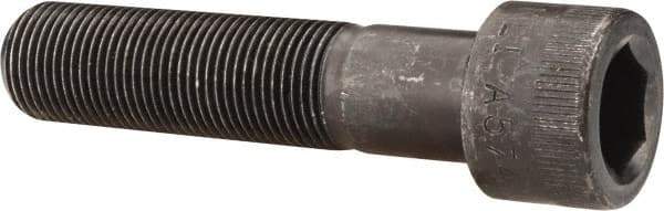 Made in USA - 3/4-16 UNF Hex Socket Drive, Socket Cap Screw - Alloy Steel, Black Oxide Finish, Partially Threaded, 3-1/4" Length Under Head - Apex Tool & Supply
