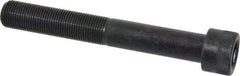 Made in USA - 3/4-16 UNF Hex Socket Drive, Socket Cap Screw - Alloy Steel, Black Oxide Finish, Partially Threaded, 5-1/2" Length Under Head - Apex Tool & Supply