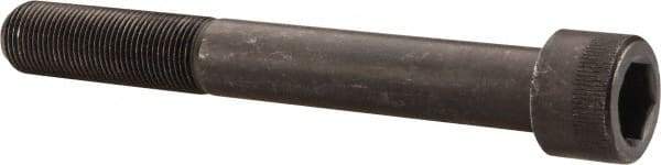 Made in USA - 3/4-16 UNF Hex Socket Drive, Socket Cap Screw - Alloy Steel, Black Oxide Finish, Partially Threaded, 6" Length Under Head - Apex Tool & Supply