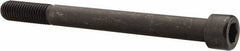 Made in USA - 3/4-16 UNF Hex Socket Drive, Socket Cap Screw - Alloy Steel, Black Oxide Finish, Partially Threaded, 8" Length Under Head - Apex Tool & Supply